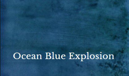 Ocean blue explosion