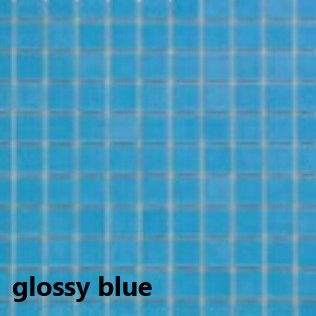 glossy blue