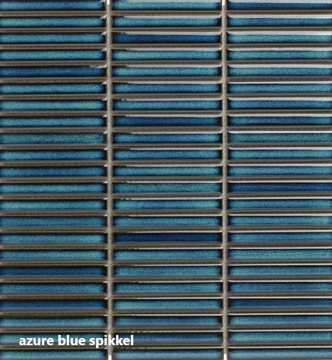 mini azure blue spikkel