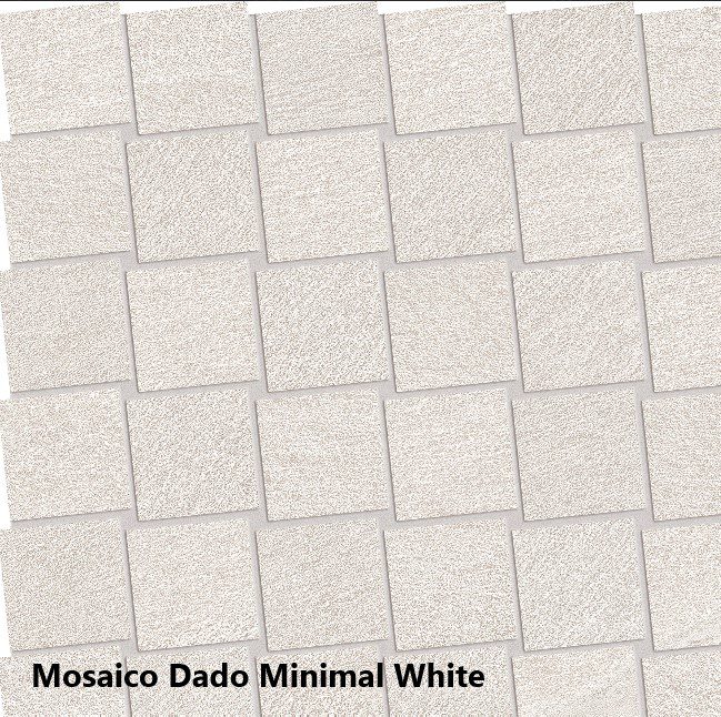Mosaico Dado Minimal White