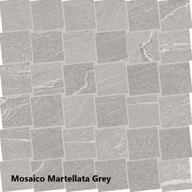 Mosaico Martellata Grey
