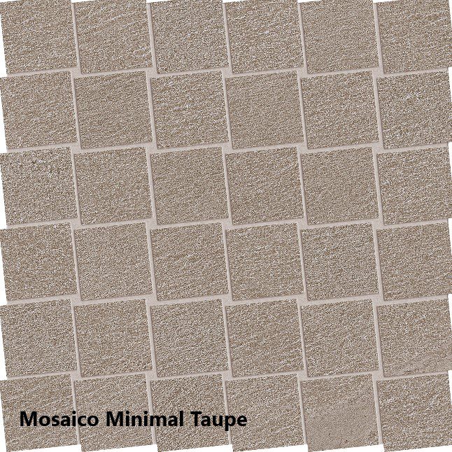 Mosaico Minimal Taupe