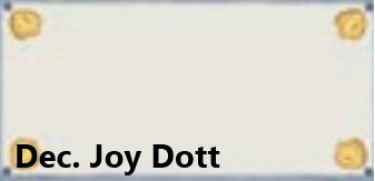 Dec. Joy Dott