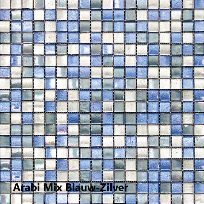 Arabi Mix Blauw-Zilver