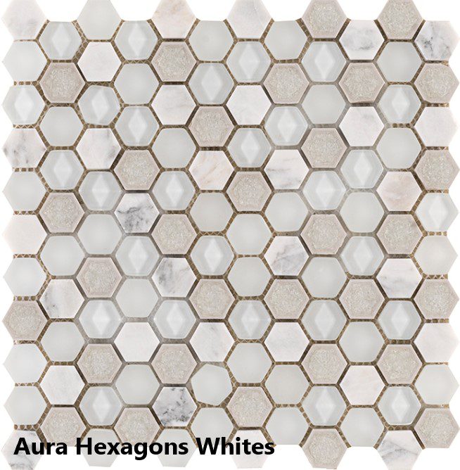 Aura Hexagons Whites