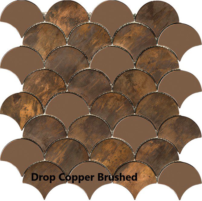 Drop Copper Brushed