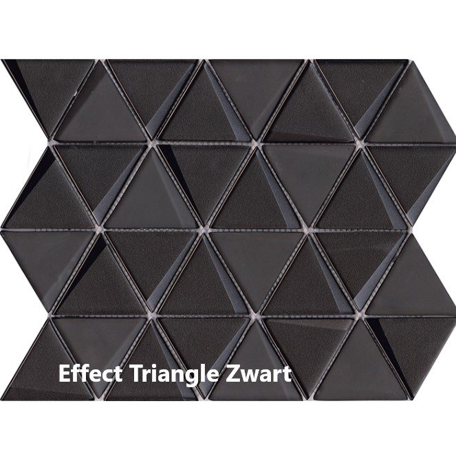 Effect Triangle Zwart
