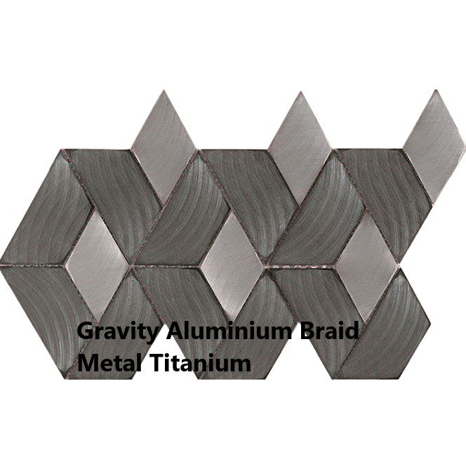 Gravity Aluminium Braid Metal Titanium