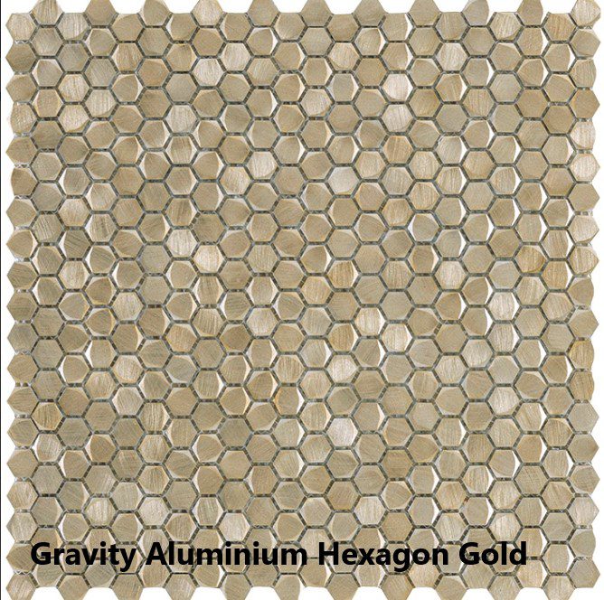 Gravity Aluminium Hexagon Gold