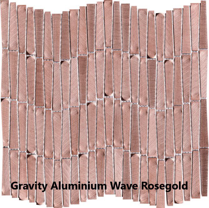 Gravity Aluminium Wave Rosegold