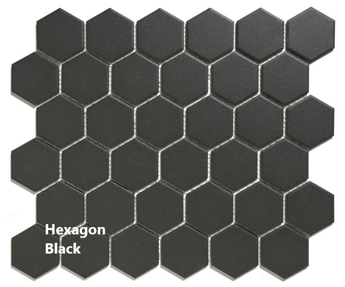 hexagon black