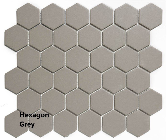hexagon grey