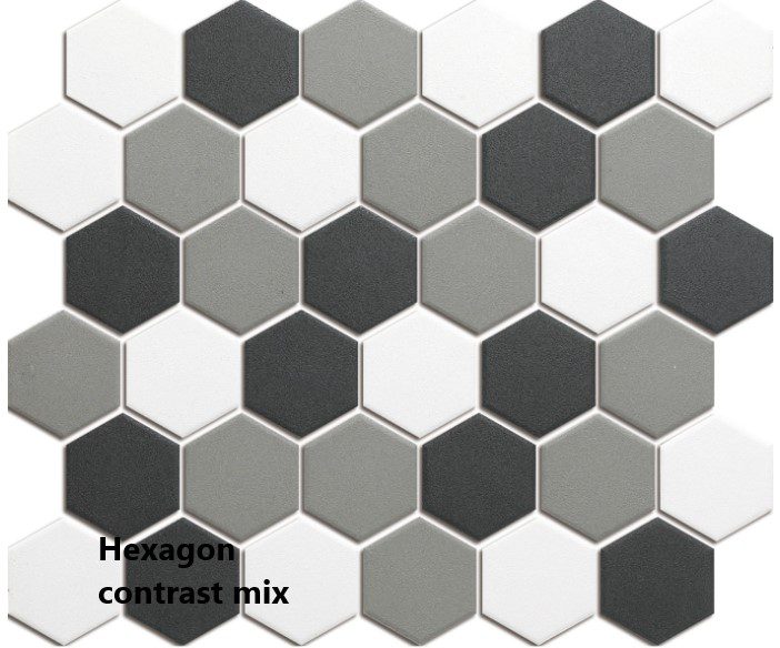 hexagon contrast mix