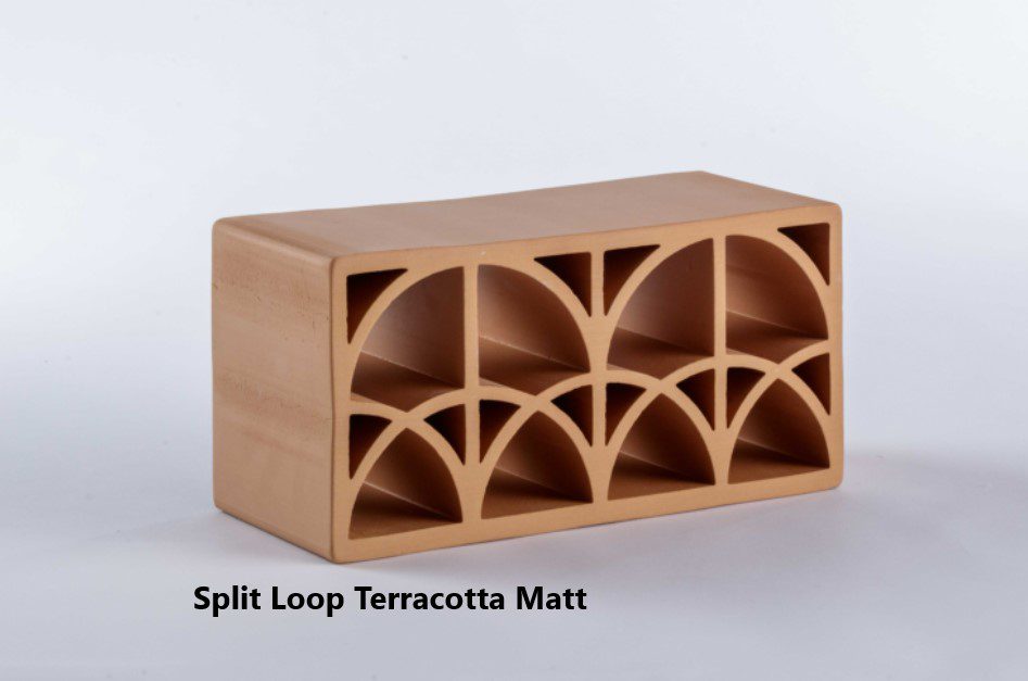 Split Loop Terracotta Matt