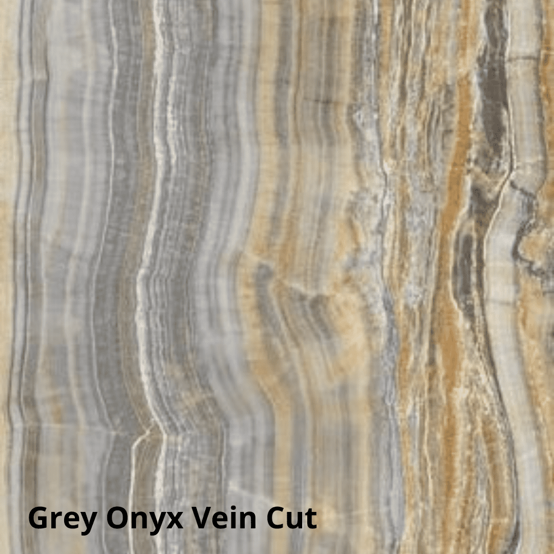 Grey Onyx Vein Cut
