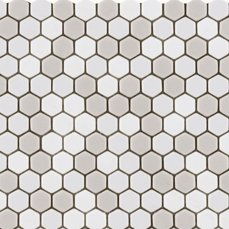 Glaze Hexagon Beige mat